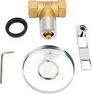Angle Valve, Premium Copper Material, Quick Opening Faucet Design, Decorative Cup, Angle Valve, for Kitchen, Bathroom Scenes