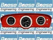 61-66 Ford Truck Billet Aluminum Dashl Insert w/ Auto Meter Old Tyme Black (for: Ford)