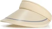 [LAIFEKE] Women's Sun Visor Hats Large Brim Hat Empty Top Hat UV Protection Hat Summer Sunhat