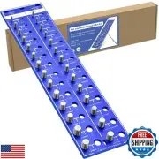 Thread Checker, 28 Nut and Bolt Thread Checker, 14 Metric and 14 Standard Siz