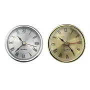 Sleek and Stylish 65mm Roman Numbers Clock Insert Replacement DIY Part