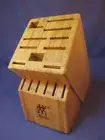 Zwilling J.A. Henckels 16 slot Bamboo Knife Storage Block #2