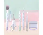 Basic Tool Set Vinyl Craft Weeding Tool with Weeder Scraper Spatula Tweezers Scissors Removal Tool Kit for Scrapbooking DIY Projects
