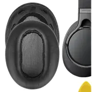 Geekria Replacement Ear Pads for Sony MDR-1AM2 Headphones (Black / Plastic Ring)