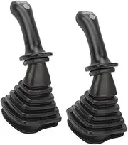 MEXWLOP Excavator Joystick Handles 2Pcs 3 Button, for DH DX150 215 225 300 370-9C, Replacement with Dust Cover Excavator Handle