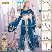 The Legend of Zelda: Breath of the Wild Zelda Costume Outfit Dress Halloween Set