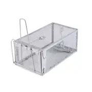 M:Size 66cm x 26cm x 23cm Trap Humane Possum Feral Cage Cat Rabbit Bird Animal Dog Hare Fox Live Catch