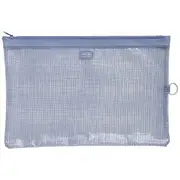 Lihit Lab Mesh Document Wallet B4 Blue