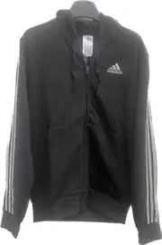 adidas 3S Fleece Tracksuit BLACK/GREY Men's UK 36/38 REF CB153"