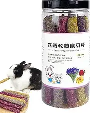 Chinchilla Chew Sticks | Teeth Sticks Bunny Treats for Rabbits - Healthy Treats Interactive Teeth Grinding Toys for Chinchilla Small Animals Indoor Outdoor