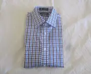 Nordstrom Smartcare Traditional Plaid Men’s Dress Shirt Brown Toffee 15|35 $69.5