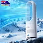 Bladeless Tower Fan w/ Remote 90° Oscillating Quiet Timer for Bedroom Home
