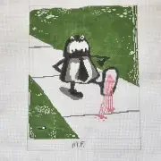 WHIMSICAL NEEDLEPOINT CANVAS: JAMES POLISKY ADAPTATION BM