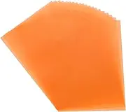 uxcell Colored Vellum Paper, 40 Sheet Orange Transparency 8.3" x 5.9" Printable Vellum Paper, Translucent Vellum Sheets for Printing Wedding Invitations Ink Jet Laser Printer