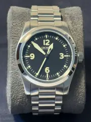 NEW Cincinnati Watch Co. P-40 A-11 Black Pilot Watch, Sellita SW210-1b Mvmt, B&P
