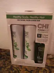 CHI Powerplus Starter Kit with Shampoo, Conditioner and Scalp Treatment 6fl oz