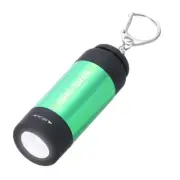 Mini Keychain Flashlight, USB Rechargeable Flashlight Torch, Green