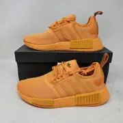 Wmns Adidas NMD_R1 Boost Comfy Running Shoes / Bright Orange / GV9439 / Size 6.5