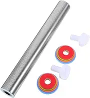 ASAKKURA Adjustable Stainless Steel Rolling Pin for Baking Versatile Dough Roller with Thickness Control for Pastry Pizza Cookies and Bread Easy to Clean Kitchen Tool
