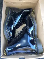 Size 7 WMNS - Dr. Martens 1460 Patent Leather Lamper Boot | 11821011 | SRP $170