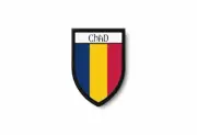Patch Termocollant Edge Embroidered Flag Printed Chad