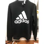 現貨 愛迪達上衣 ADIDAS三條線長袖圓領杉 圓領上衣 (尺寸XS)