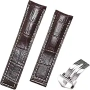 [EKSIL] 20/22/24mm Cow Leather Classic WatchBand For TAG HEUER CARRERA Aquaracer MONACO Quality Band Soft Watch Strap Wrist Bracelet