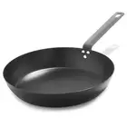 Pre-Seasoned Carbon Steel 12 Frying Pan Skillet Cast Iron Lightweight Durable Se
