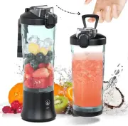 Portable Blender,Personal Size Blender for Shakes and Smoothies with 6 Blade Min