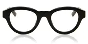 Oval Full Rim Plastic Men's Glasses Black, Size 49 - Lenses Included - Private Health Rebate - Blue Light Block Available - Arise Collective
