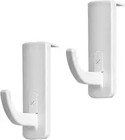 HOMOBABE 2pcs Headphone Hook Headset Hook Hanger Holder Sticky Headphones Small Hooks Headphone Stand for Desk Desktop Headphone Stand Headphone Storage Hook Headphone Stand Hook White