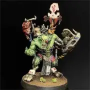 Painboss Orks Xenos Army Warhammer 40K Miniatures presale Painted Games Workshop
