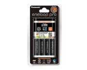 Panasonic Eneloop Pro Quick Charger with 4x AA Batteries