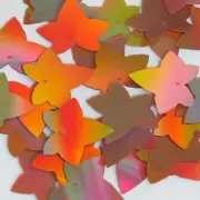 Grape Vine Leaf Sequin 1.25" Copper Lazersheen Reflective Metallic Paillettes