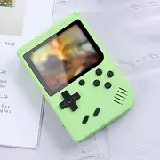 500 Games Handheld Console, Portable Retro Video Game Console with Game Controller, GameTendo 2.6in 500 in 1 Game Console, (Green)
