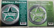 LEGENDS 2 CDG KARAOKE DISCS CDS WHITNEY HOUSTON,RAY CHARLES,R&B SOUL lot