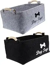 2 Pcs Pet Toy Storage Storage Bins for Clothes Collapsible Storage Crate Kids Storage Baskets Kid Toy Organizer Pet Toy Organiser Kids Toy Storage Trunk Pet Toy Accessory Bin Box