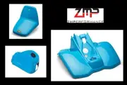 NEW YAMAHA YT60 TRI ZINGER ELECTRIC BLUE COMPLETE PLASTIC FENDER KIT YT 60
