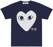 [COMME des GARCONS PLAY] 層壓白心男士