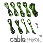CableMod PRO ModMesh C-Series RMi & RMx Cable Kit Black/Green