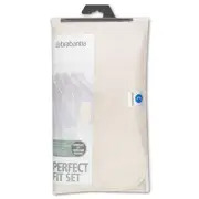 Brabantia Ironing Board Cover Size C Extra Thick Felt and Foam Underlay, Ecru