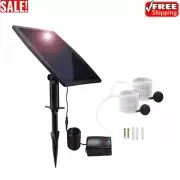 Solar Power Oxygenator Air Pump Aerator Set for Aquarium Garden Pond Fish Tank
