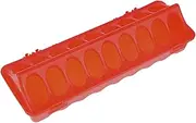 Chicken Feeders No Waste - Poultry Feeding Tray - Tray Equipment Dish with Holes for Farms Pigeon Quails Birds Home Outdoor Indoor Use