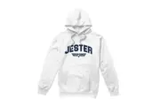 Top Gun Mens Jester Varsity Hoodie (White) - UTTV8980