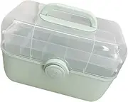 ORFOFE Large Capacity Multi Layer Medicine Storage Case for Home Use Practical Organizing Box with Corner Edges Design for Travel and Outdoor Sports for Medications and First Aid Supplies