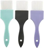 Mikinona Hair Dyeing Tools Kit 3pcs Soft Brush Combs Applicator Brush for Hair Stylists Salon and Home Use