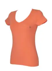 EMPORIO ARMANI women's short sleeve v-neck stretch t-shirt article 261840 5P368