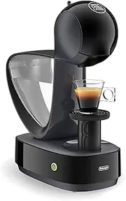 NESCAFÉ DolceGusto Infinissima De'Longhi EDG160.A, Capsule Coffee Machine, for Hot & Cold Drinks, Pump Pressure for Velvety Crema, Anthracite, Black