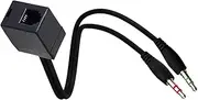 MagiDeal Professional RJ9 4P4C Female to Dual 3.5mm Male Adapter Cable Headphone Telephone Splitter Cable