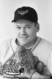 Stu Miller 1965 3 Baltimore Orioles Baseball Old Photo